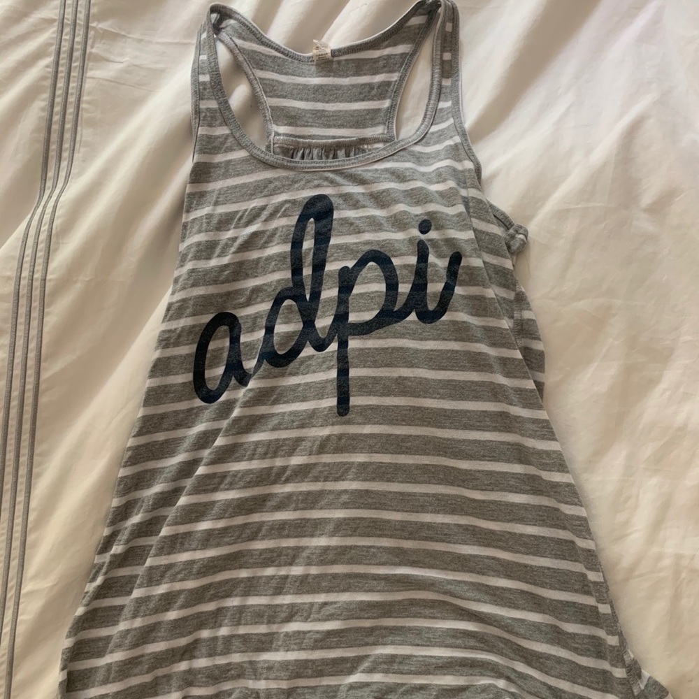 Adpi striped tank top